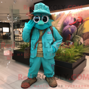 Turquoise Sniper mascot...