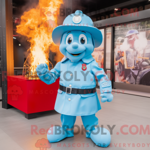 Sky Blue Fire Fighter...