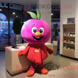 Magenta Apricot mascot...