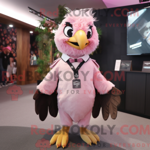 Pink Eagle-maskotdraktfigur...