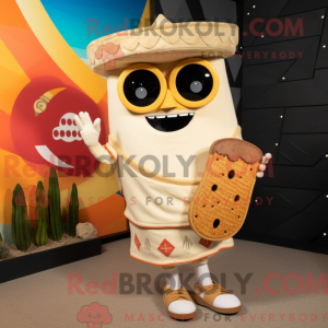 Cream Nachos mascot costume...