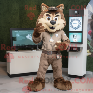 Disfraz de mascota Brown...