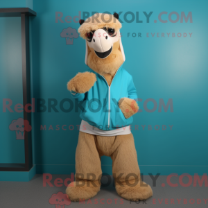 Cyan Camel maskot...