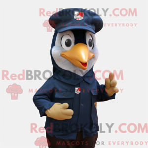Navy Woodpecker maskot...