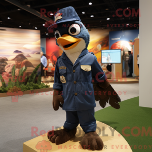 Navy Woodpecker maskot...