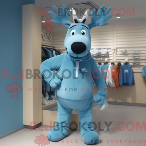 Máscara Sky Blue Elk com...