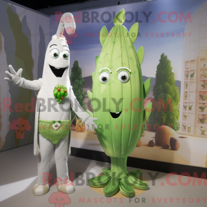 Silver Asparagus mascot...