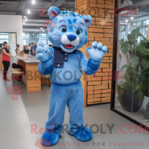 Blue Tiger-maskotdraktfigur...