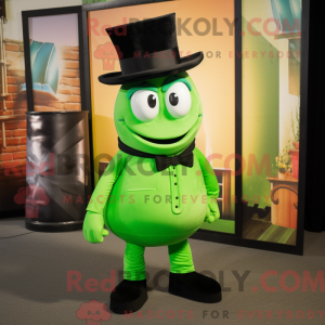 Lime Green Moussaka mascot...