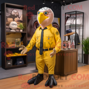 Gul Bald Eagle maskot...