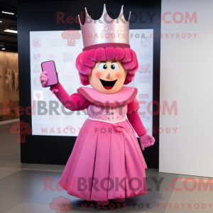 Maskottchenkostüm der Pink...