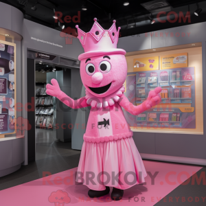 Maskottchenkostüm der Pink...