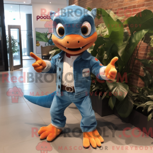 Postava maskota Rust Geckos...
