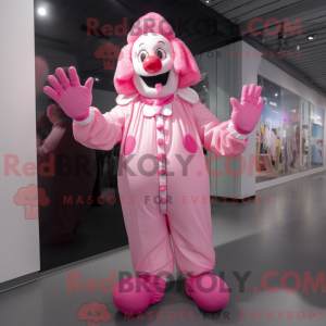 Rosa klovnemaskotkostyme...