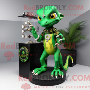 Forest Green Geckos maskot...
