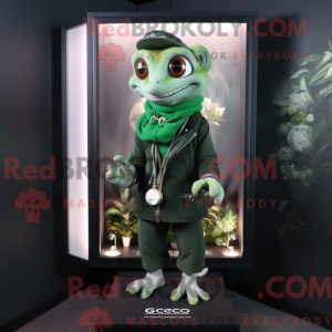 Forest Green Geckos maskot...