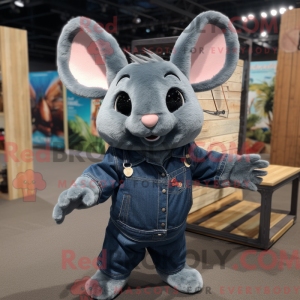 Sort Chinchilla maskot...
