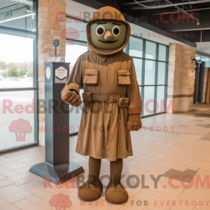 Rust Army Soldier mascot...