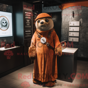 Rust Seal mascot costume...