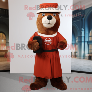 Rust Seal mascot costume...