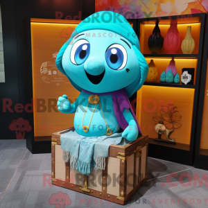 Disfraz de mascota Cyan...