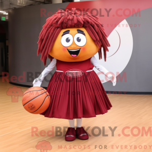 Maroon Basketball Ball...