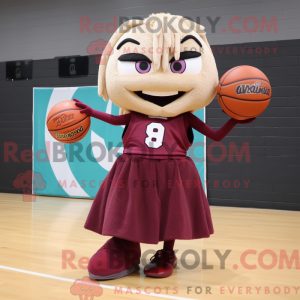 Maroon Basketball Ball...