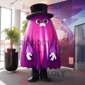 Magenta Jellyfish mascot...