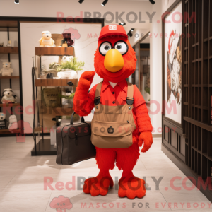 Red Fried Chicken mascotte...