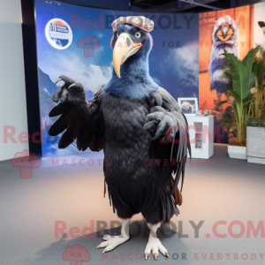 Navy Vulture maskot kostume...