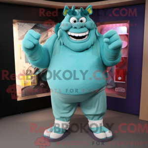 Figura de máscara Teal Ogre...