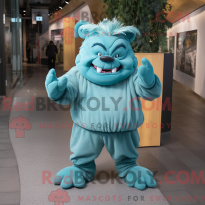 Postava maskota Teal Ogre...