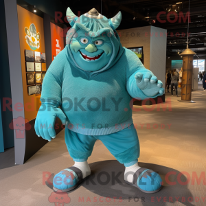 Figura de máscara Teal Ogre...