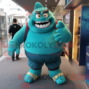 Figura de máscara Teal Ogre...