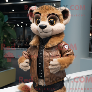 Postava maskota Tan Lemur...