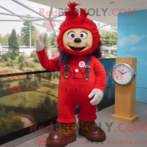Disfraz de mascota de reloj...