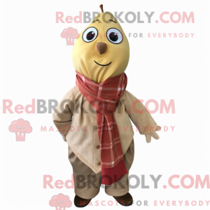 Maskotdraktfigura Tan Pear...