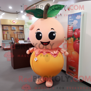 Peach Cherry maskot kostume...