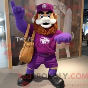 Lilla Strongman maskot...