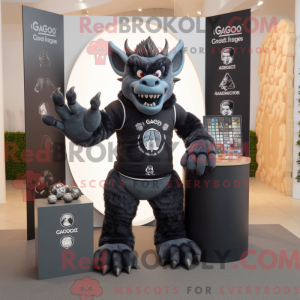 Sort Gargoyle maskot...
