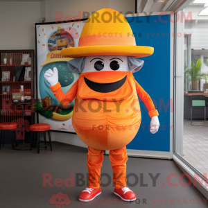 Orange Burgers mascot...