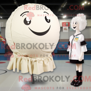 Krem Volleyball Ball maskot...