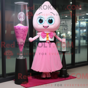 Pink Hourglass mascot...