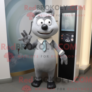 Grijze telefoon...