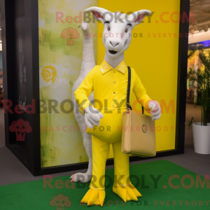 Citrongul ged maskot...