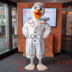 Swans mascot costume...