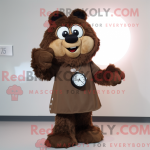 Brown But mascot costume...