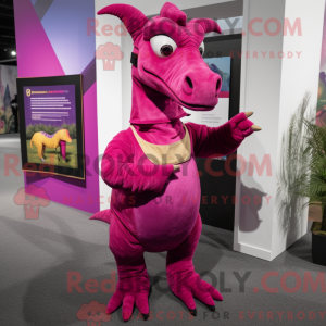 Magenta Parasaurolophus...