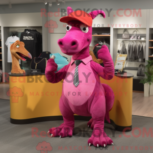 Magenta Parasaurolophus...