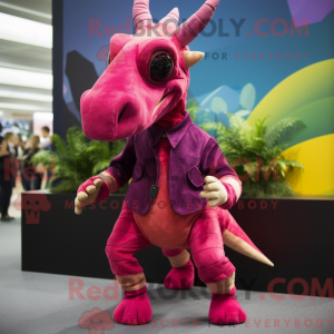 Magenta Parasaurolophus...